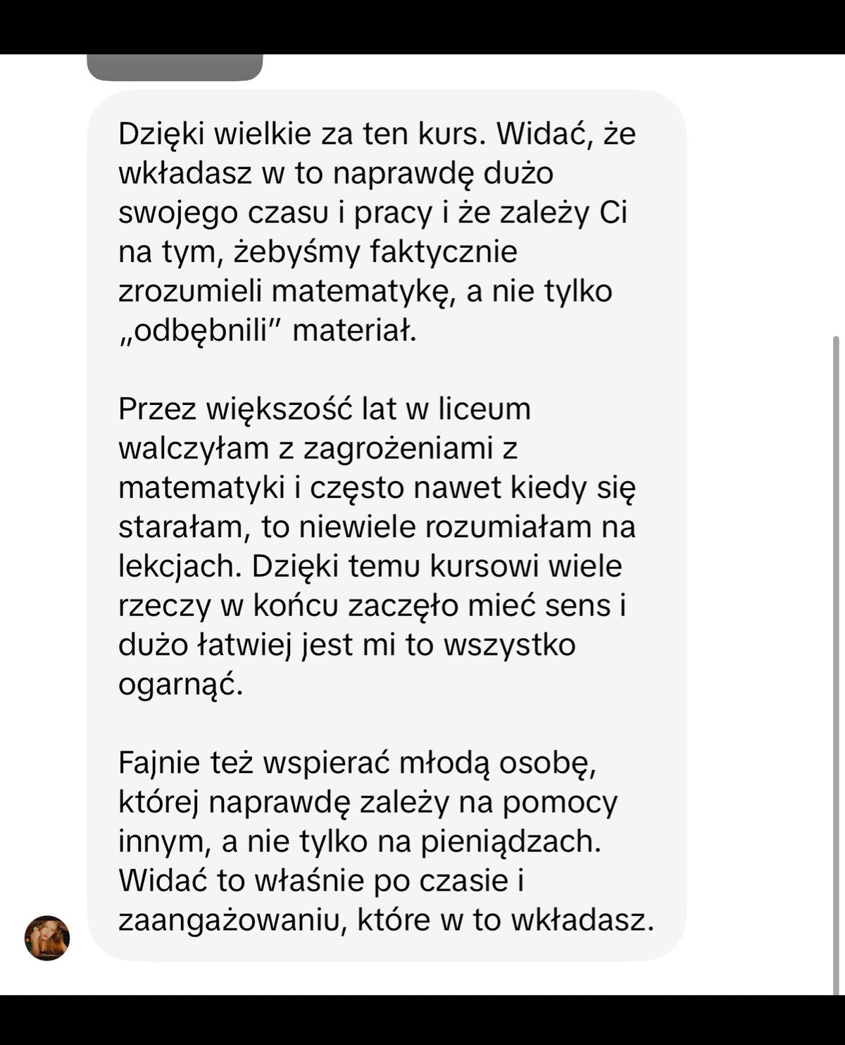 Opinia klienta