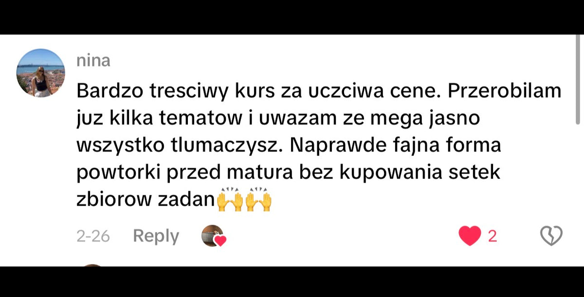 Opinia klienta
